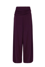 PANTALÓN BAGGY FAJÍN BERENJENA