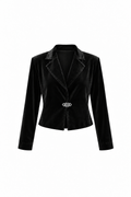 CHAQUETA JOYA TERCIOPELO NEGRO