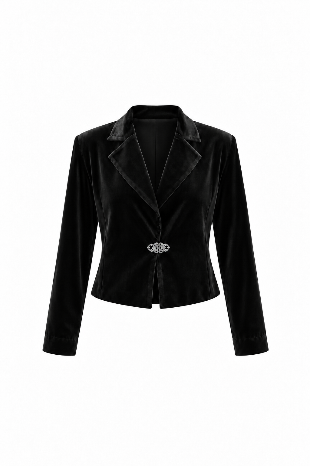 CHAQUETA JOYA TERCIOPELO NEGRO