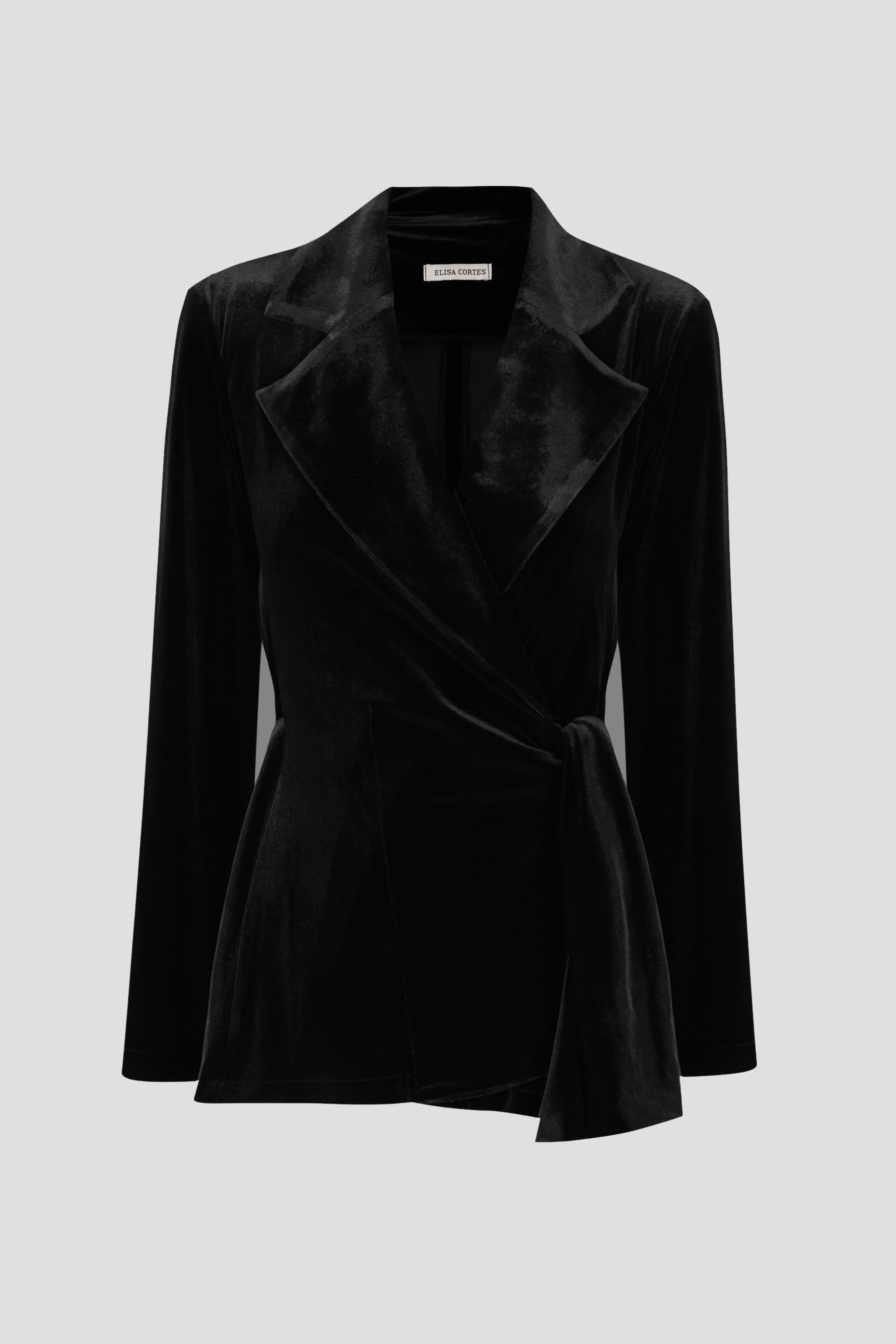CHAQUETA WINDSOR TERCIOPELO NEGRA