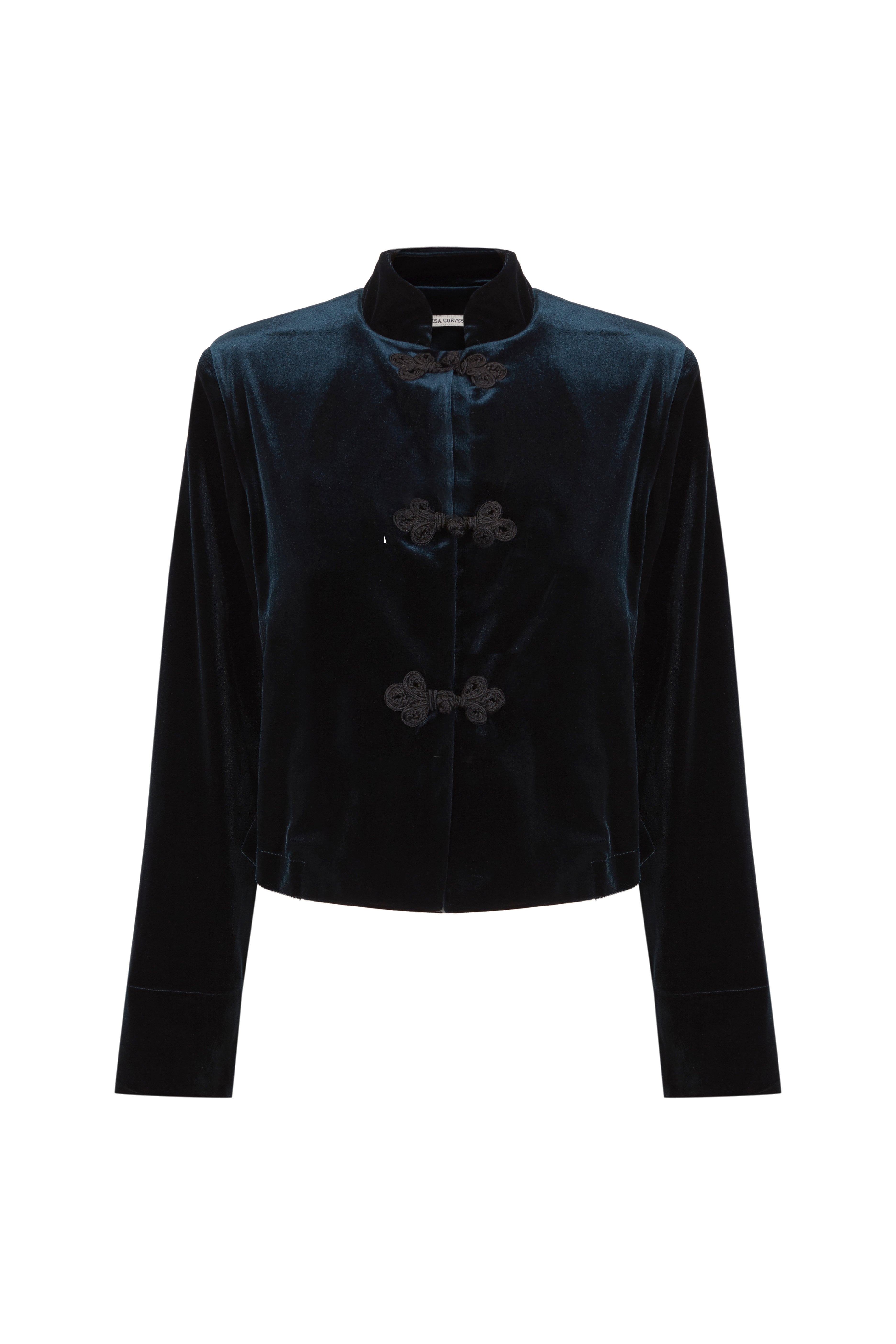 CHAQUETA IRIS VERDE OSCURO