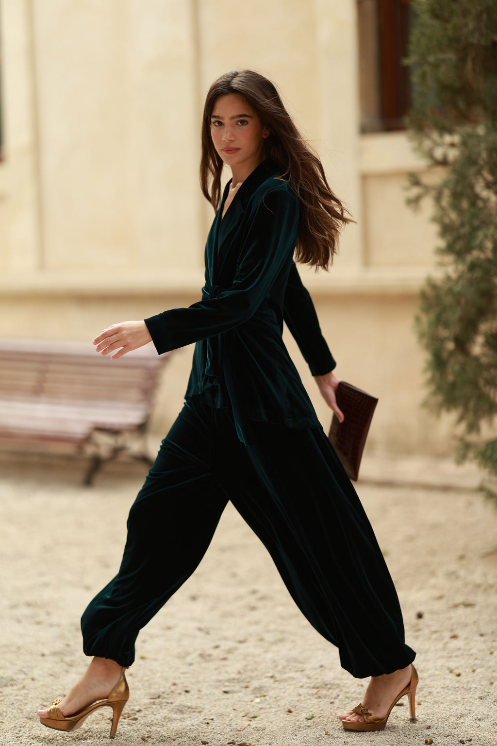 PANTALÓN BAGGY TERCIOPELO