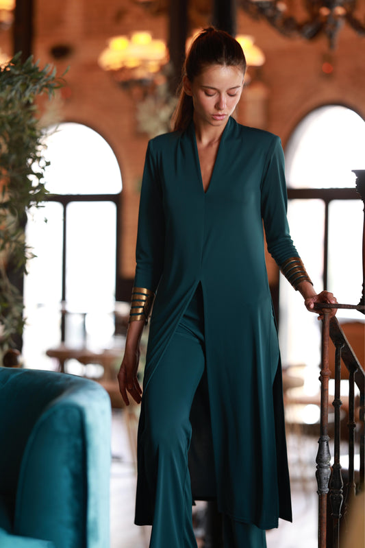 PANTALÓN CAMPANA VERDE
