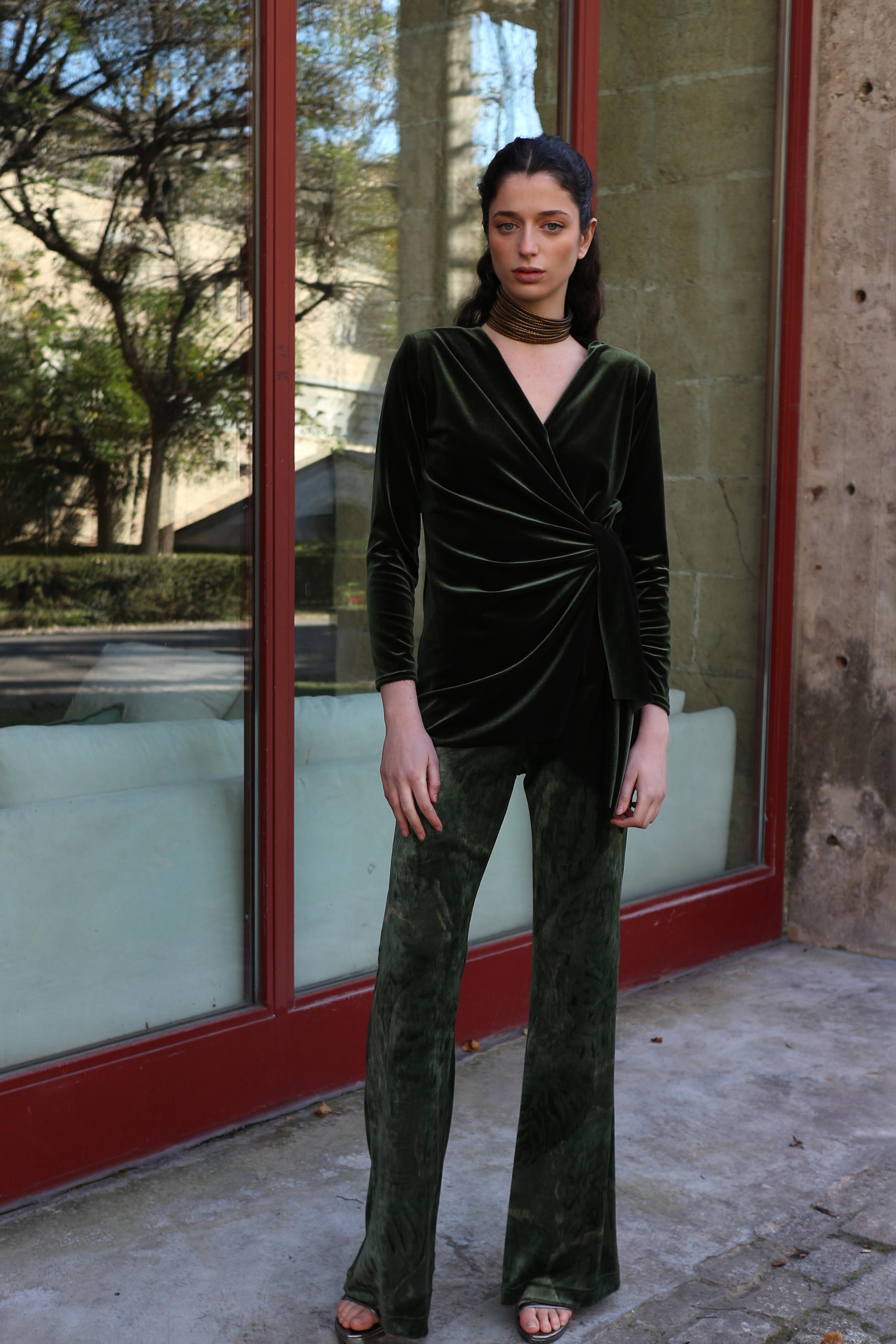 PANTALÓN CAMELIA VERDE