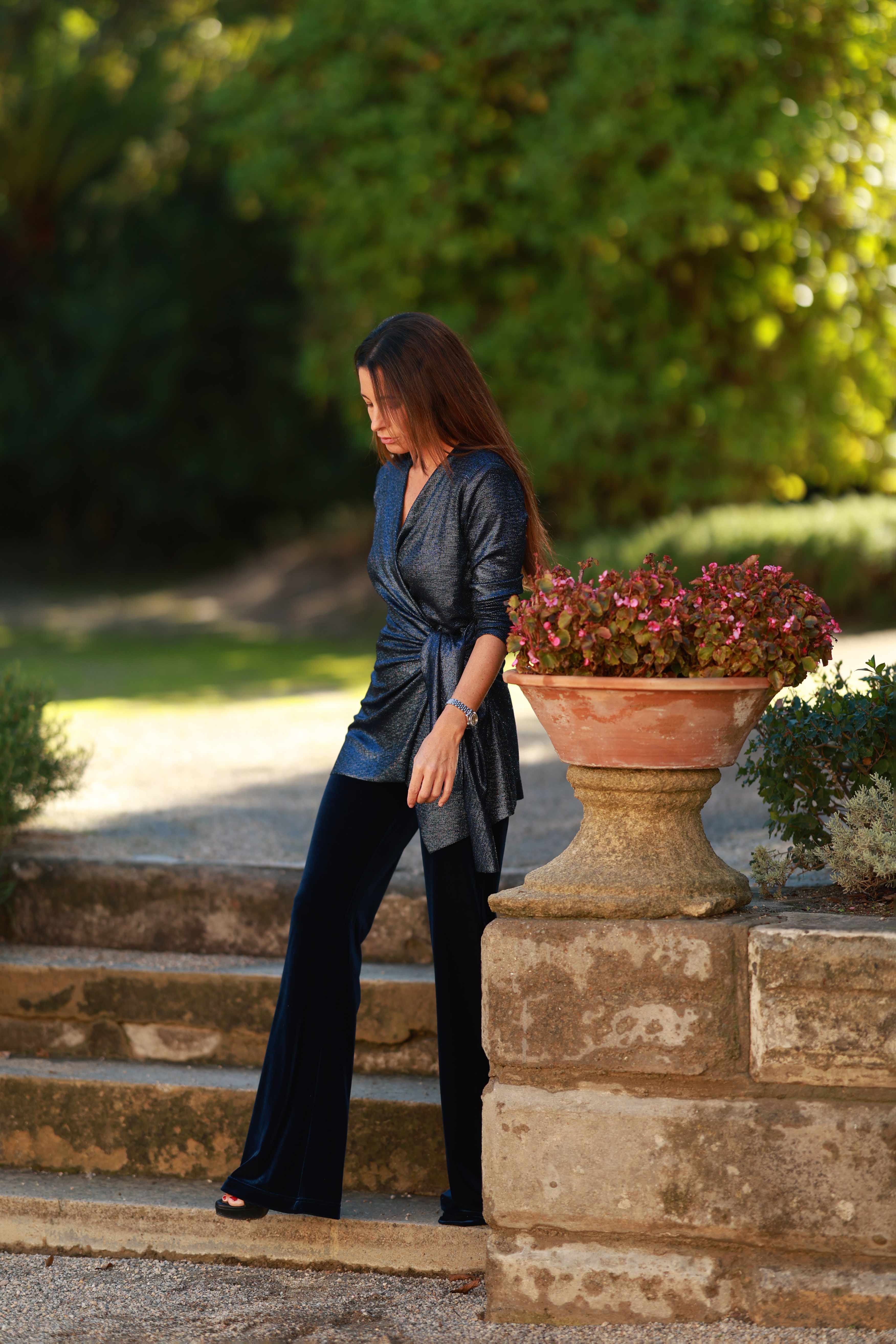 TOP CRUZADO LIRIO LARGO