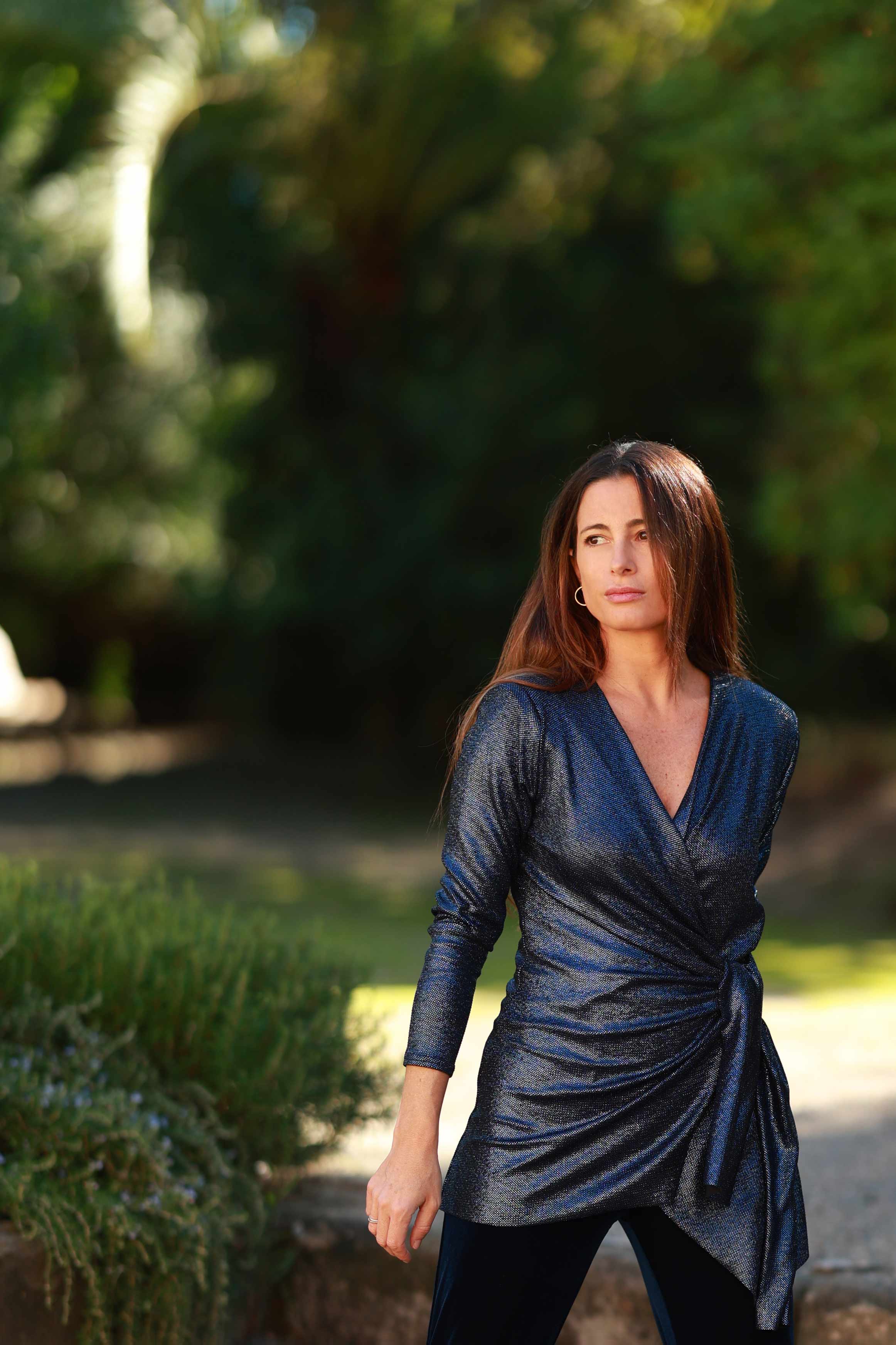 TOP CRUZADO LIRIO LARGO