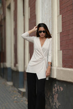 TOP CRUZADO BEIGE