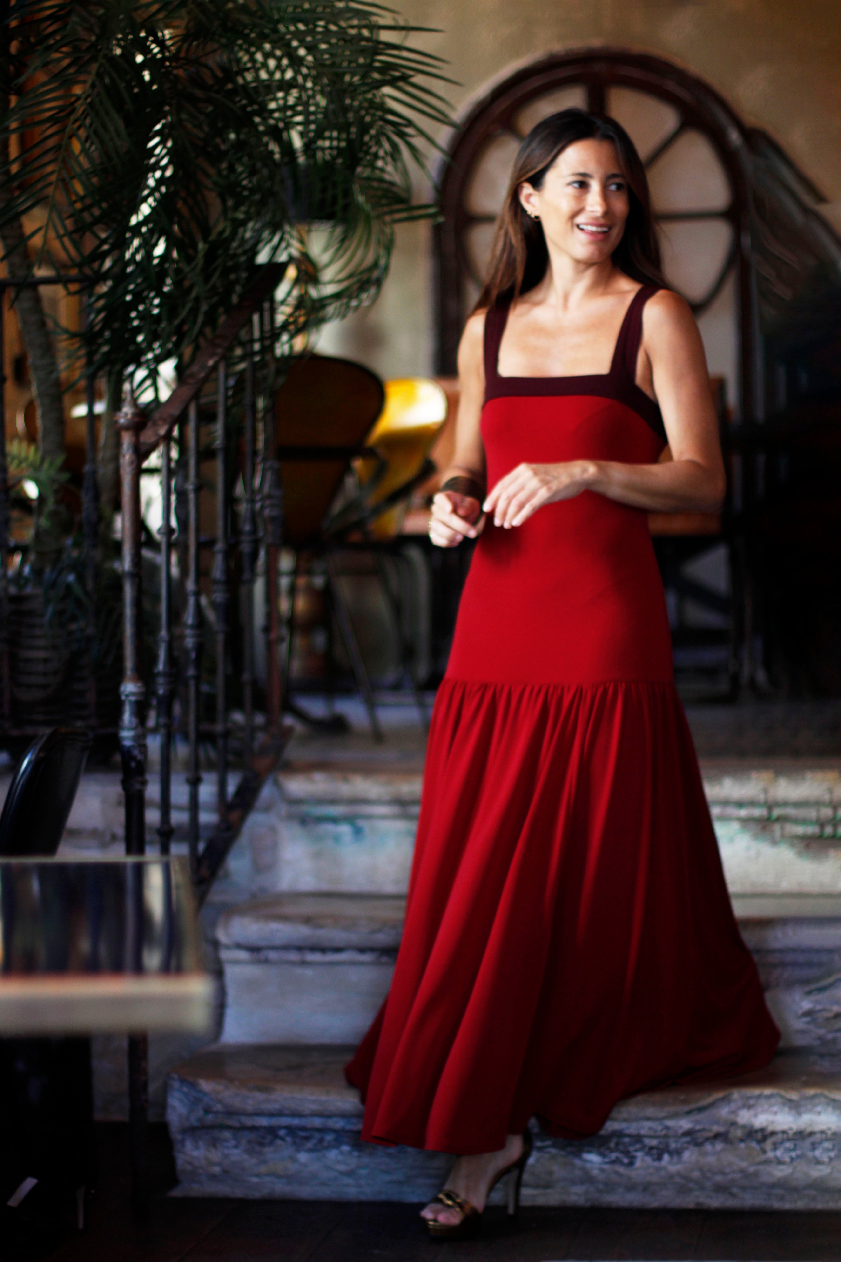 VESTIDO VERA ROJO