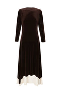 VESTIDO COMBI TERCIOPELO