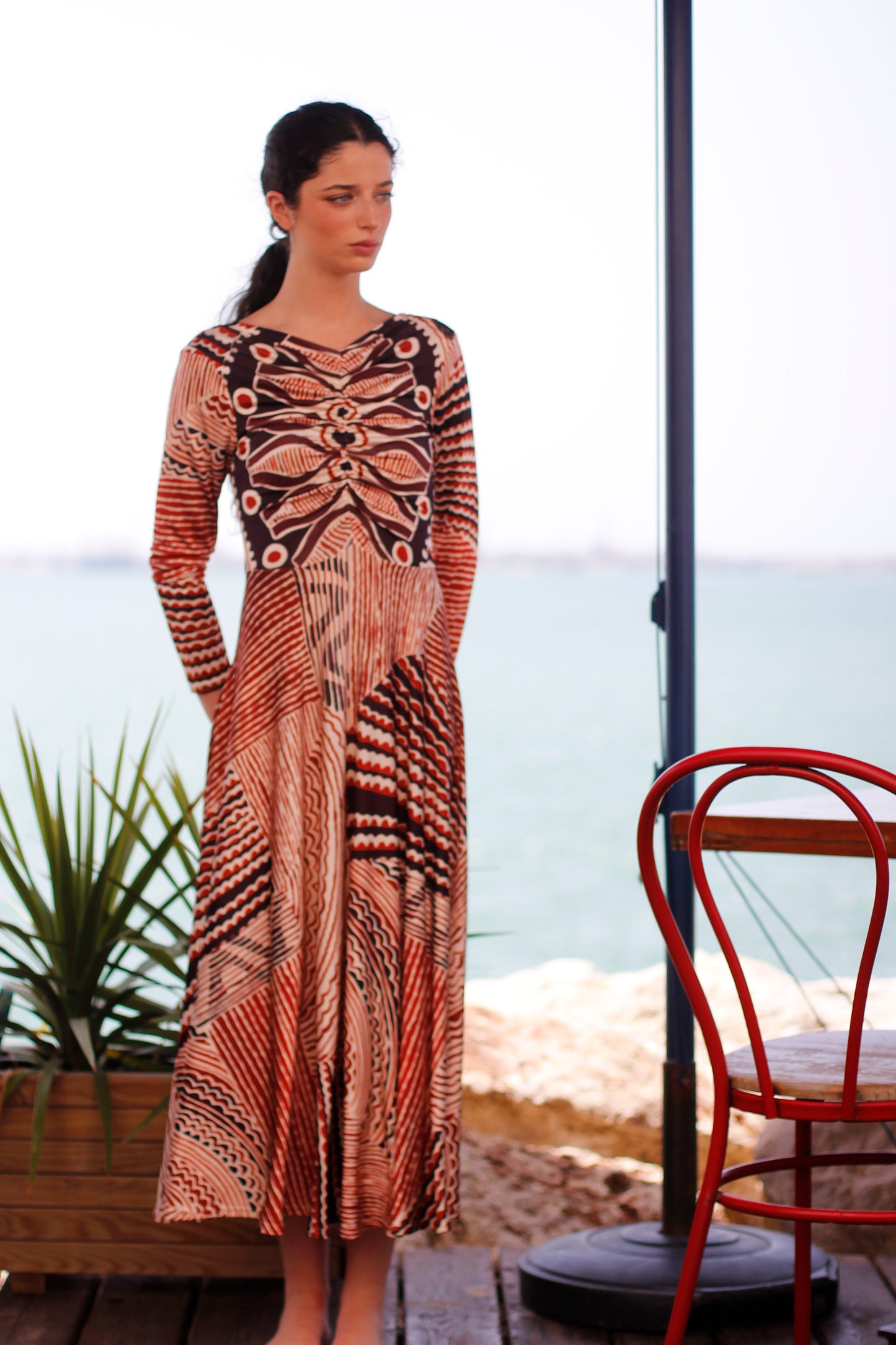 VESTIDO CORAL